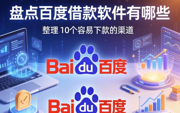 盘点百度借款软件有哪些，整理了10个容易下款的渠道
