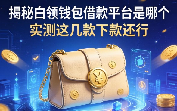 揭秘白领钱包借款平台是哪个，实测这几款下款还行
