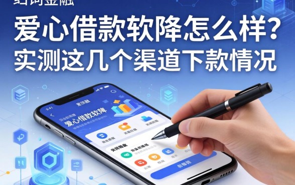 爱心借款软件怎么样？实测这几个渠道下款情况