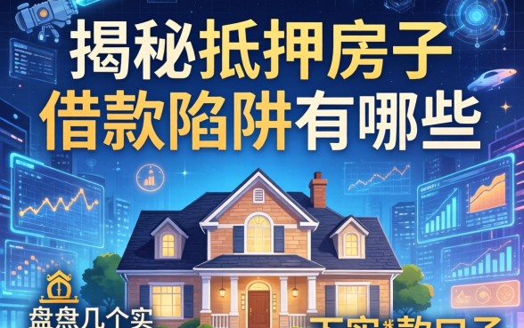 揭秘抵押房子借款陷阱有哪些，盘点几个实用的下款口子