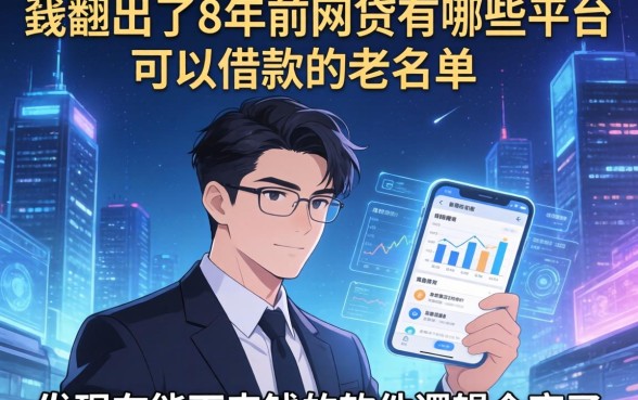 我翻出了8年前网贷有哪些平台可以借款的老名单，发现现在能下来钱的软件逻辑全变了