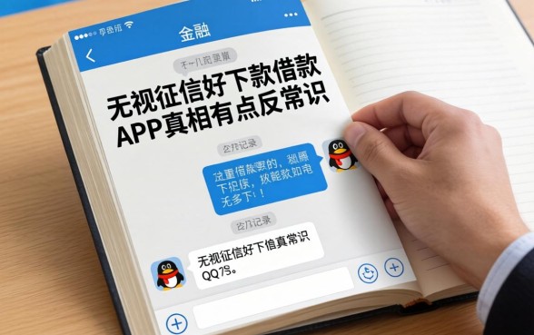 我翻了十几页QQ聊天记录，发现无视征信好下款的借款APP真相有点反常识