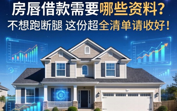 房屋借款需要哪些资料？不想跑断腿，这份超全清单请收好！