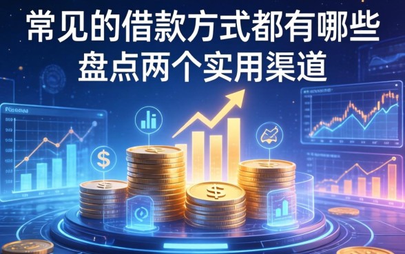 常见的借款方式都有哪些？盘点两个实用渠道分享