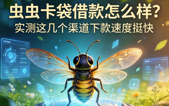 虫虫卡袋借款怎么样？实测这几个渠道下款速度挺快