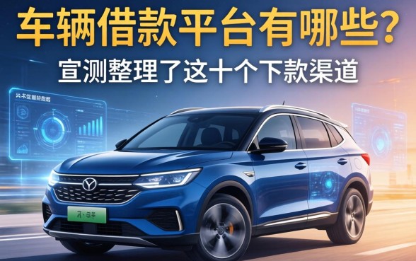 车辆借款平台有哪些？实测整理了这十个下款渠道