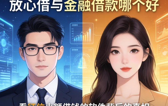 我对比了放心借与金融借款哪个好，发现不看征信小额借钱的软件背后的真相
