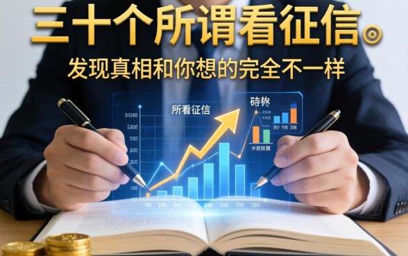 我翻了三十个所谓不看征信的借款平台，发现真相和你想的完全不一样