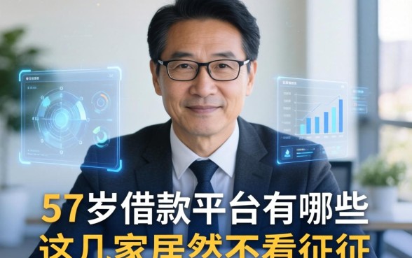 亲身经历分享：57岁借款平台有哪些，这几家居然不看征信