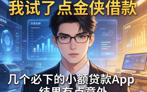 我试了点金侠借款和几个必下的小额贷款app，结果有点意外
