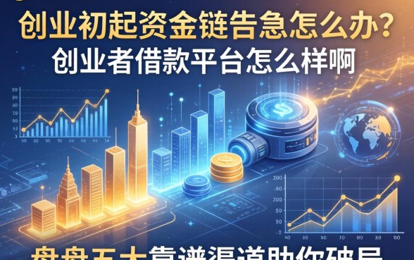 创业初期资金链告急怎么办？创业者借款平台怎么样啊？盘点五大靠谱渠道助你破局