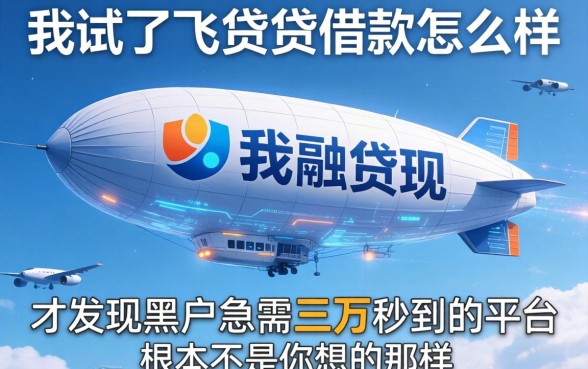 我试了飞艇贷借款怎么样，才发现黑户急需三万秒到的平台根本不是你想的那样