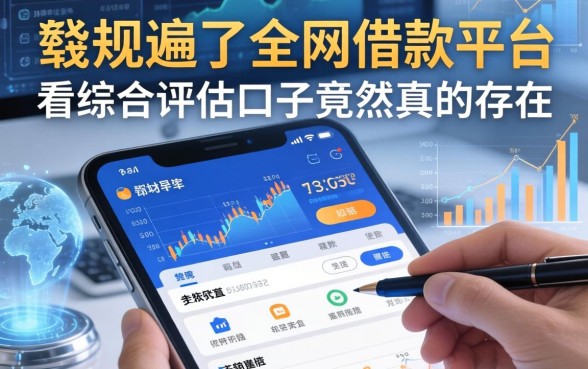 我翻遍了全网借款平台，发现不看综合评估的口子竟然真的存在