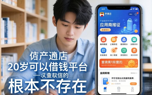 我翻遍了手机应用商店，发现20岁可以借钱平台不查征信的软件根本不存在