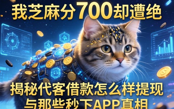 我芝麻分700却遭拒，揭秘代客借款怎么样提现与那些秒下APP的真相