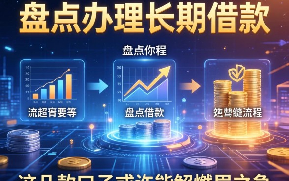 盘点办理长期借款的流程有哪些，这几款口子或许能解燃眉之急