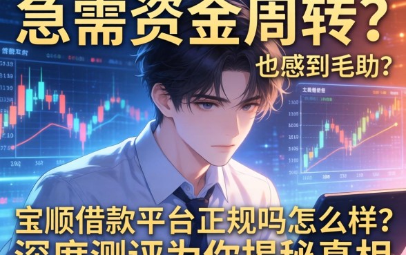 急需资金周转时你是否也感到无助？宝顺借款平台正规吗怎么样？深度测评为你揭秘真相