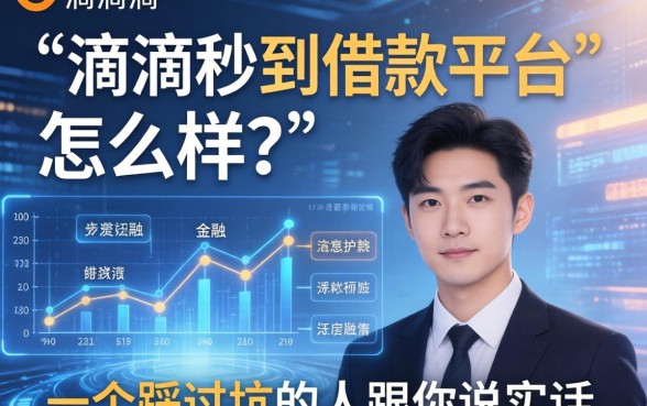 滴滴秒到借款平台怎么样？一个踩过坑的人跟你说实话