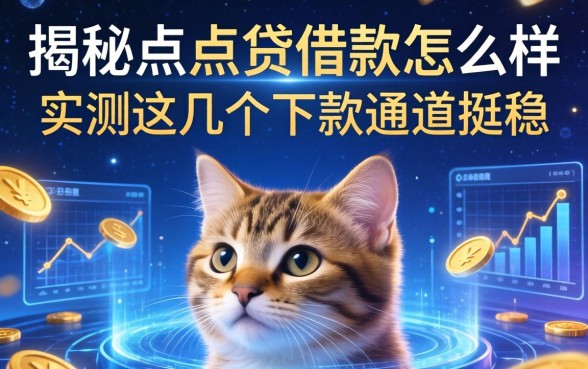 揭秘点点贷借款怎么样，实测这几个下款通道挺稳