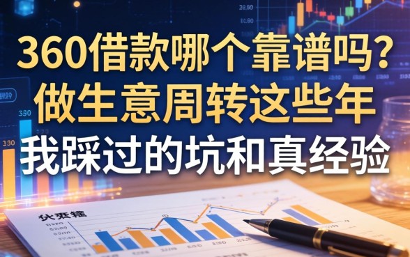360借款哪个靠谱吗？做生意周转这些年，我踩过的坑和真经验