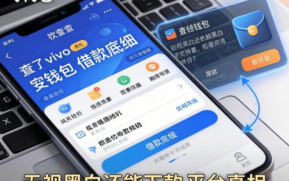 我查了vivo钱包的借款底细，发现无视黑白还能下款的平台真相