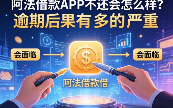 阿尔法借款app不还会怎么样？逾期后果有多严重？会面临哪些催收手段？