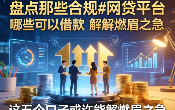 盘点那些不合规的网贷平台哪些可以借款，这五个口子或许能解燃眉之急