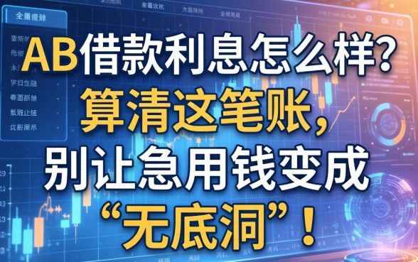 AB借款利息怎么样？算清这笔账，别让急用钱变成“无底洞”！