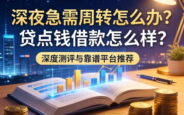 深夜急需周转怎么办？贷点钱借款怎么样？深度测评与靠谱平台推荐