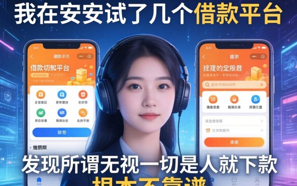 我在安远试了几个借款平台,发现所谓无视一切是人就下款根本不靠谱