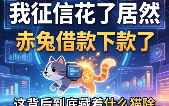 我征信花了居然在赤兔借款下款了，这背后到底藏着什么猫腻