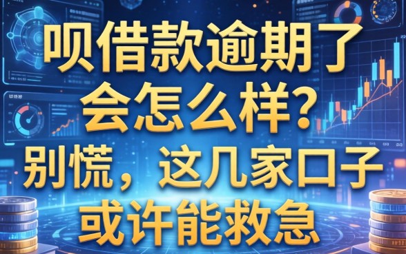 呗借款逾期了会怎么样？别慌，这几家口子或许能救急