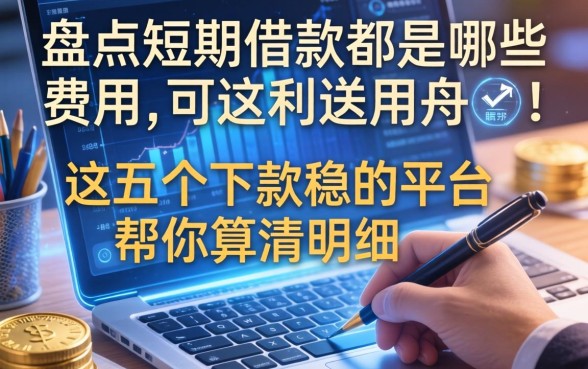 盘点短期借款都是哪些费用，这五个下款稳的平台帮你算清明细