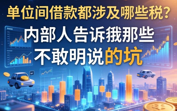 单位间借款都涉及哪些税？内部人告诉你那些不敢明说的坑