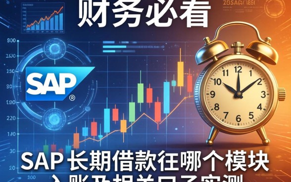 财务必看：sap长期借款在哪个模块入账及相关口子实测