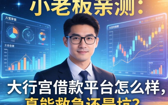 小老板亲测：大行宫借款平台怎么样，真能救急还是坑？