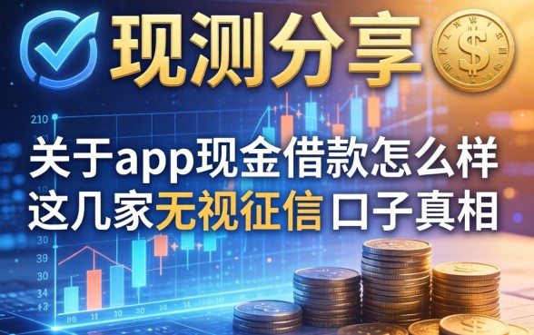 实测分享：关于app现金借款怎么样，这几家无视征信的口子真相