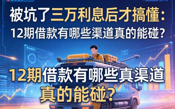 被坑了三万利息后才搞懂：12期借款有哪些渠道真的能碰？