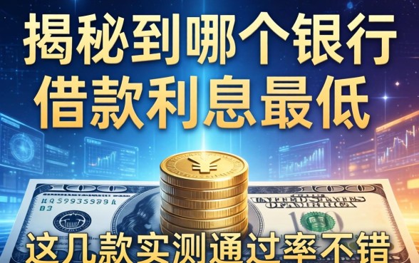 揭秘到哪个银行借款利息最低，这几款实测通过率不错