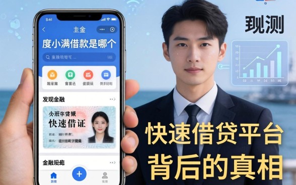 我用度小满借款是哪个平台实测，发现手机和身份证快速借钱平台背后的真相