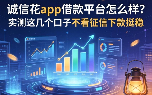 诚信花app借款平台怎么样？实测这几个口子不看征信下款挺稳