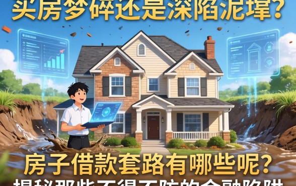 买房梦碎还是深陷泥潭？房子借款套路有哪些呢？揭秘那些不得不防的金融陷阱