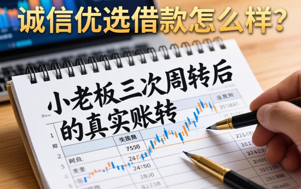 诚信优选借款怎么样？小老板三次周转后的真实账本