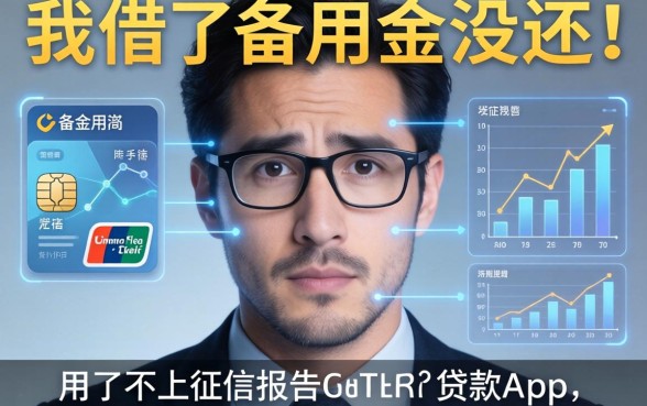 我借了备用金没还，用了不上征信报告的贷款app，结果让我很意外