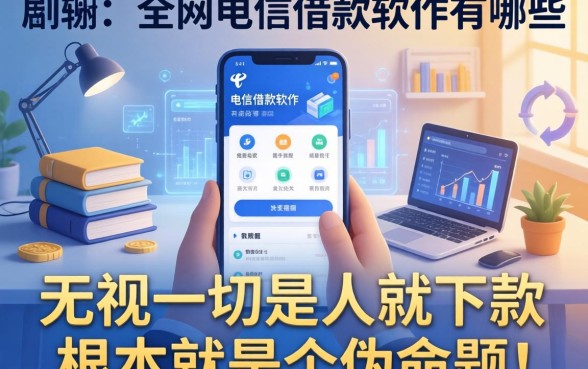 我翻了全网电信借款软件有哪些，发现无视一切是人就下款根本就是个伪命题