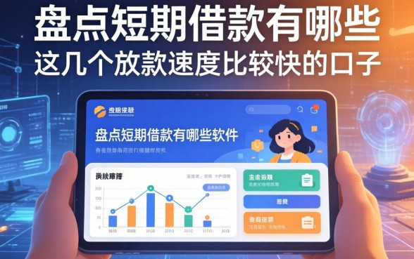 盘点短期借款有哪些软件，这几个放款速度比较快的口子