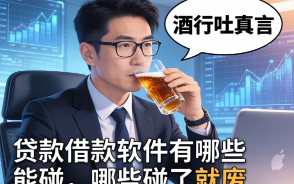 银行经理酒后吐真言：贷款借款软件有哪些能碰，哪些碰了就废