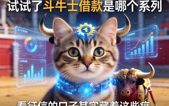 我试了斗牛士借款是哪个系列的，发现不看征信的口子其实藏着这些猫腻