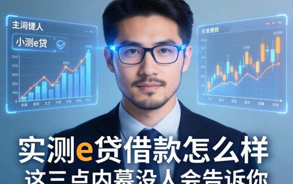 生意人实测e贷借款怎么样小额，这三点内幕没人会告诉你