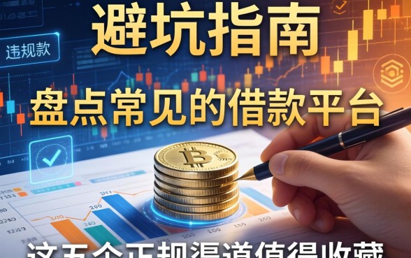 避坑指南：盘点常见的借款平台违规行为，这五个正规渠道值得收藏